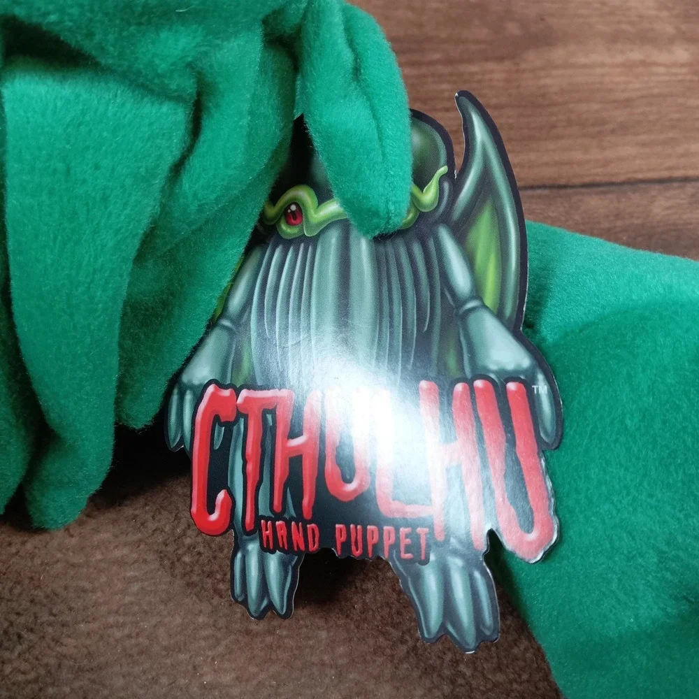 Cthulhu Hand Puppet Plush Toy Toy Vault Green Tentacle Monster Stuffed Animal‎
